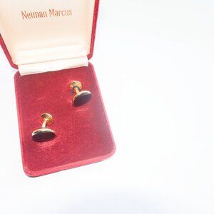 Vintage Neiman Marcus Gemstone Cufflinks NEW OLD STOCK